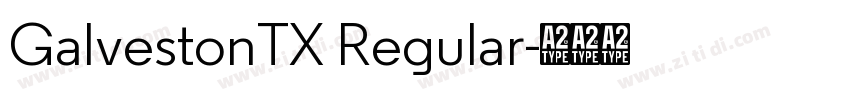 GalvestonTX Regular字体转换
